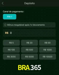 deposits BRA365